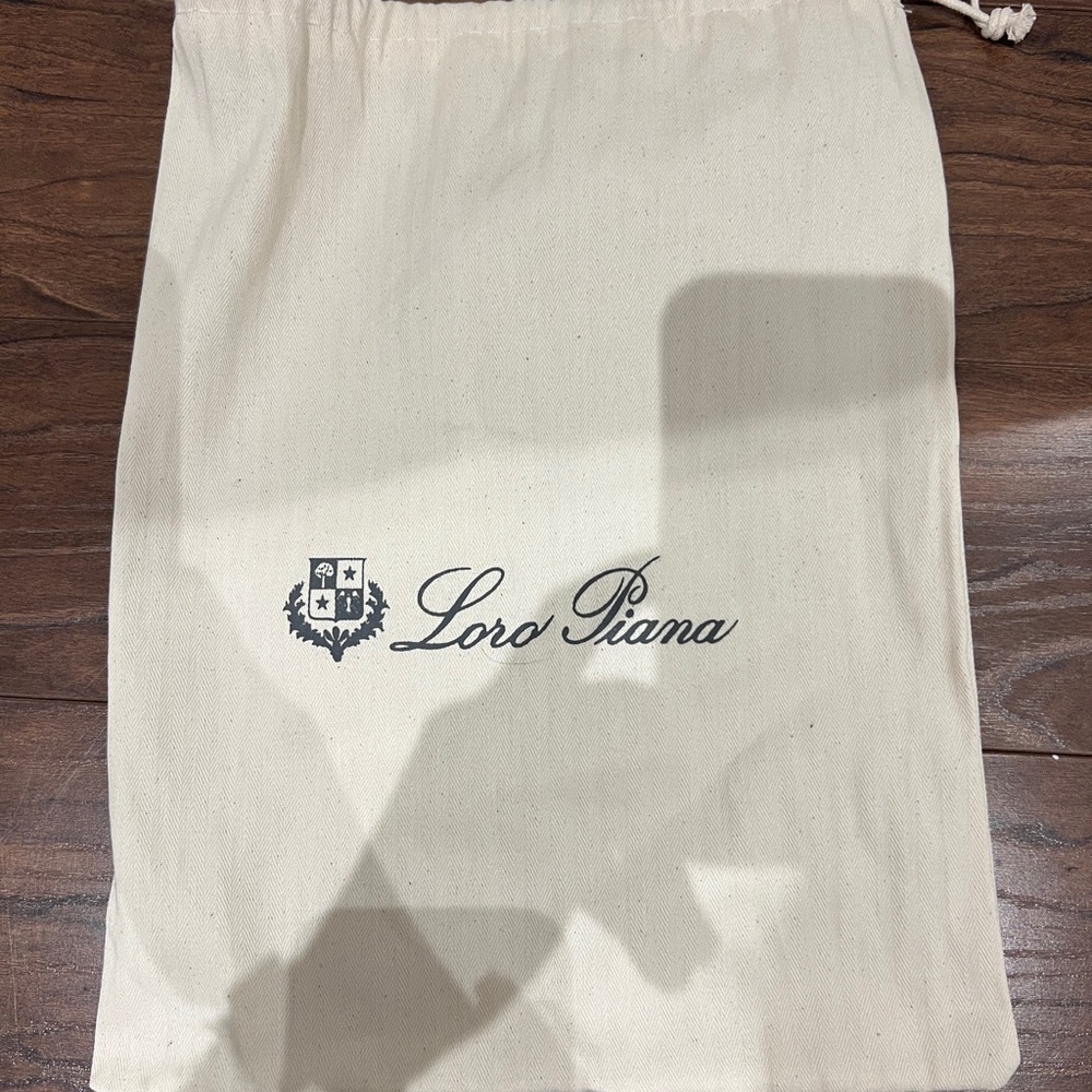 Loro Piana Cream Drawstring Dust Bag